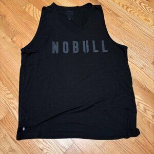 NOBULL Black Men's Tank Top Large